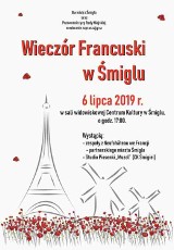 Wieczór Francuski w Śmiglu w Centrum Kultury - zapraszamy