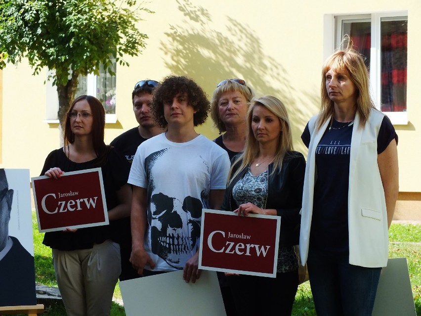 We wtorkowe przedpołudnie Jarosław Czerw, kandydat na...