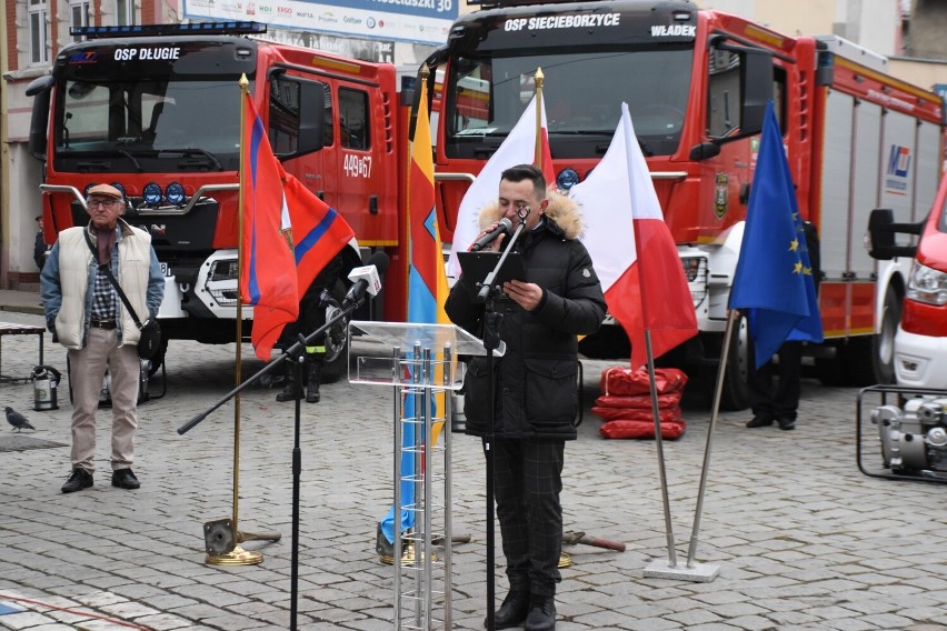 Uroczyste przekazanie sprzętu dla jednostek OSP w Szprotawie