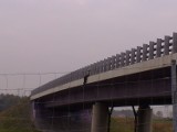 Samobójca chciał skoczyć z wiaduktu na autostradzie w Gliwicach