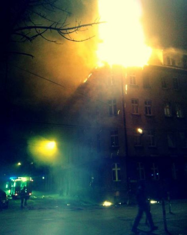 Pożar w Mysłowicach