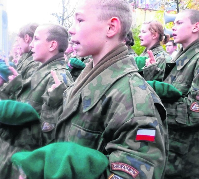 11 listopada to w Bełchatowie dzień przysięgi młodych Strzelców
