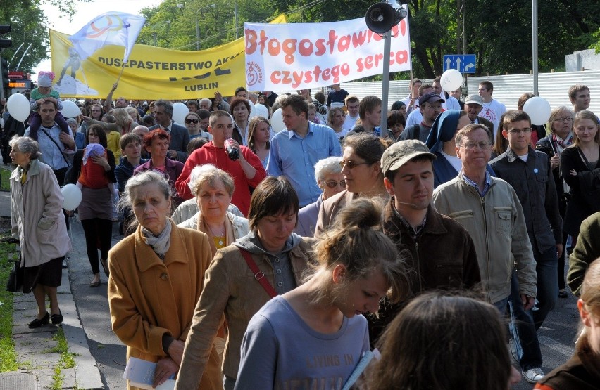 Marsz Życia przeszedł ulicami Lublina (ZDJĘCIA)