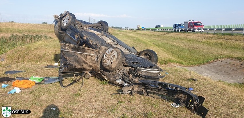 Pracowity piątek i sobota strażaków! Kilka pożarów i wypadek [ZDJĘCIA]