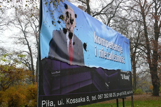 Tylko jeden zniszczony billboard był wart 1000 złotych