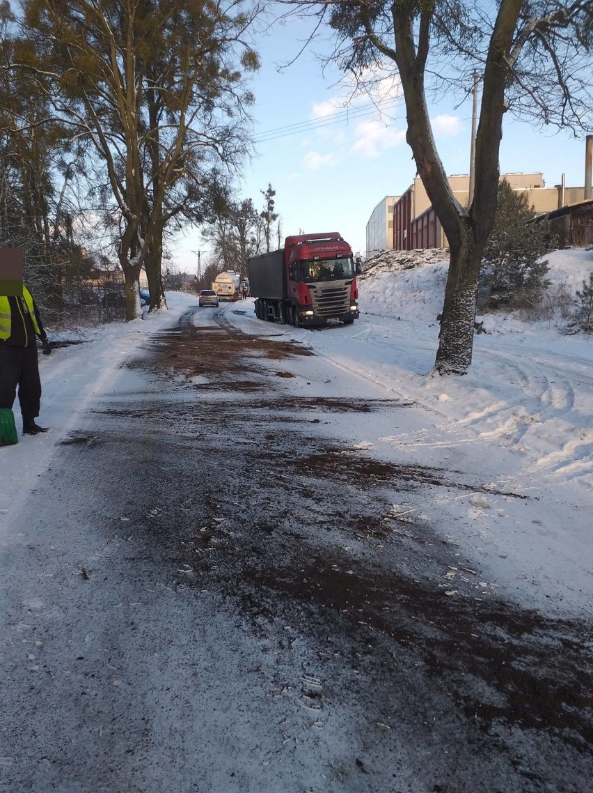 Trudne warunki na drogach Powiśla