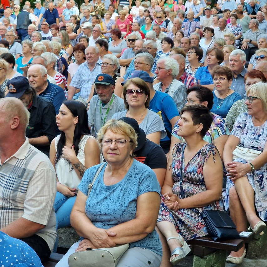 Szlagierowi artyści na scenie wrzesińskiego amfiteatru - tym razem Ryszard Sawicki