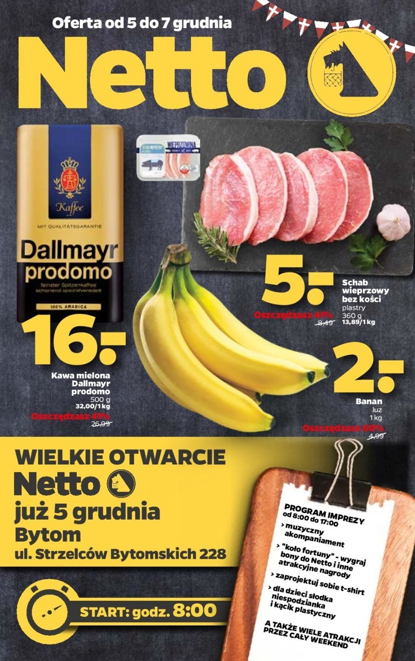 Nowy sklep Netto otwarto w Bytomiu ZDJĘCIA. Na klientów czekają promocje GAZETKA