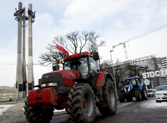 Protest rolników w Gdańsku, 14 marca