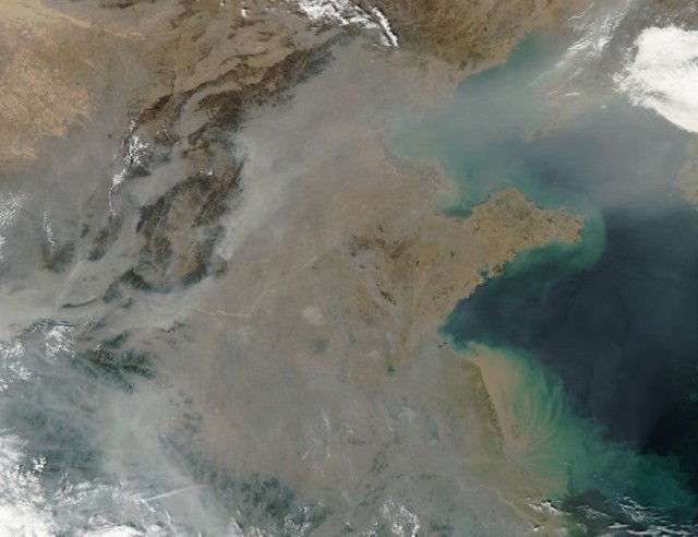 Smog nad Chinami
