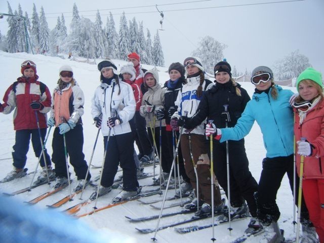 Studenci PWSZ uczyli się jazdy na nartach