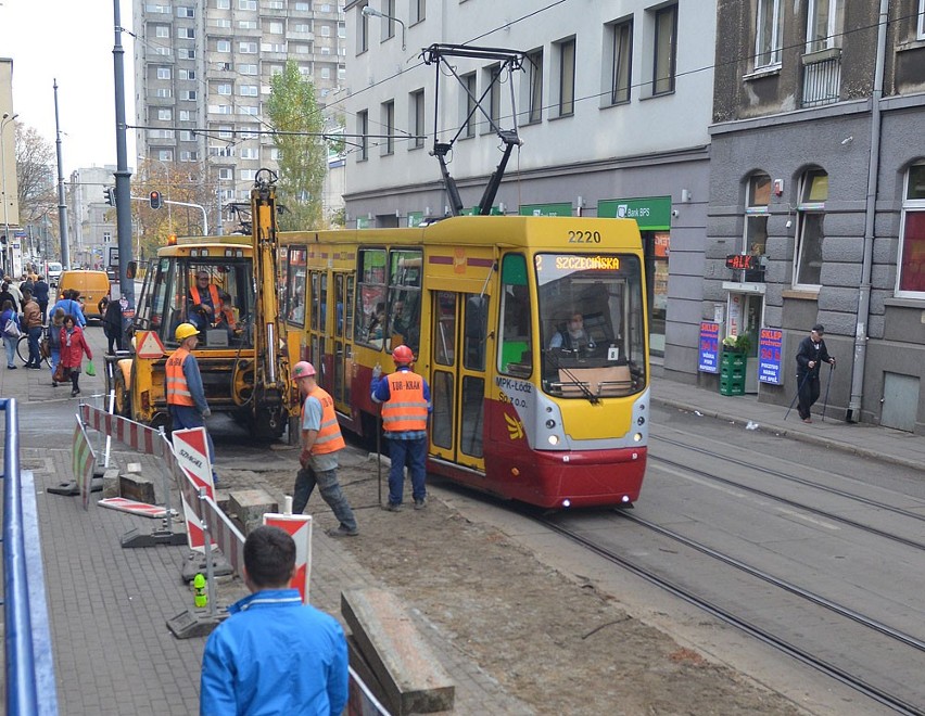 Na czas modernizacji trasy W-Z przystanki tramwajowe z ul....