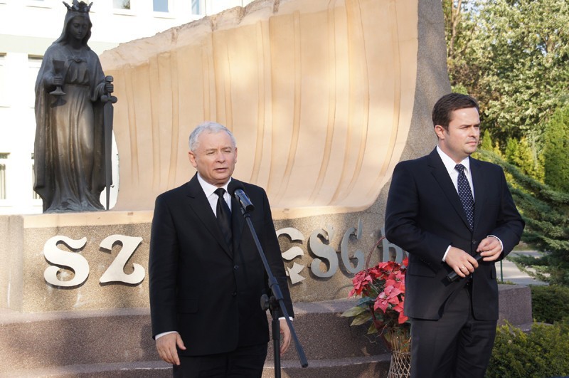 Jarosław Kaczyński w Kleczewie. Prezes PiS przeciwny prywatyzacji kopalni