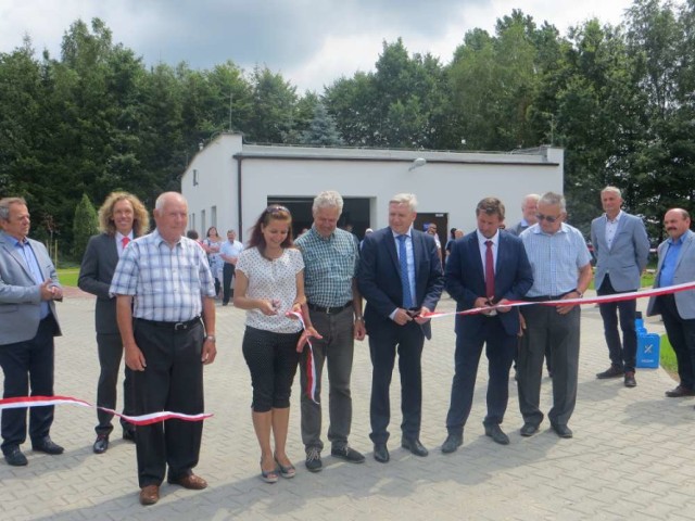 Uroczyste otwarcie zmodernizowanej oczyszczalni ścieków w Kaczorach