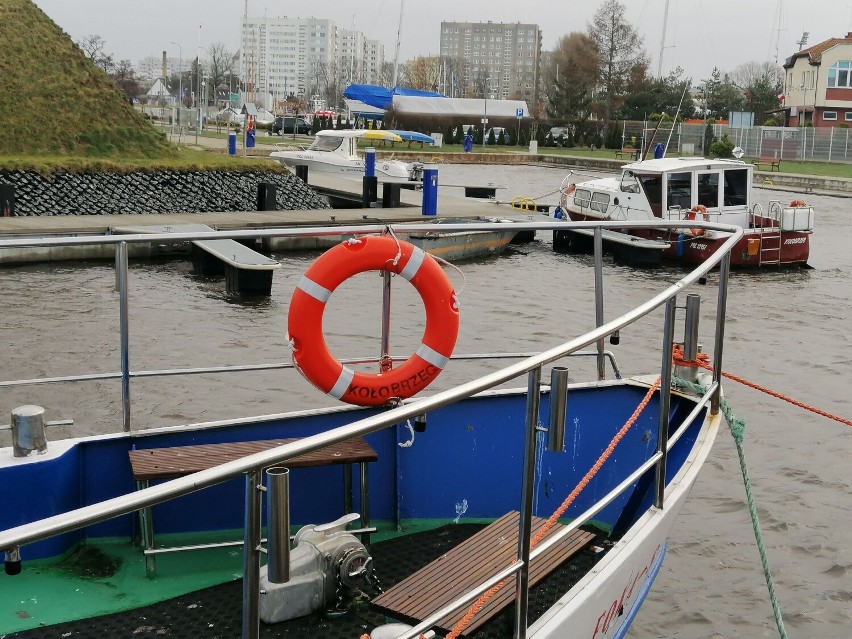 Port w Kołobrzegu tuż po Orkanie Nadia. Wtedy poziom wód...