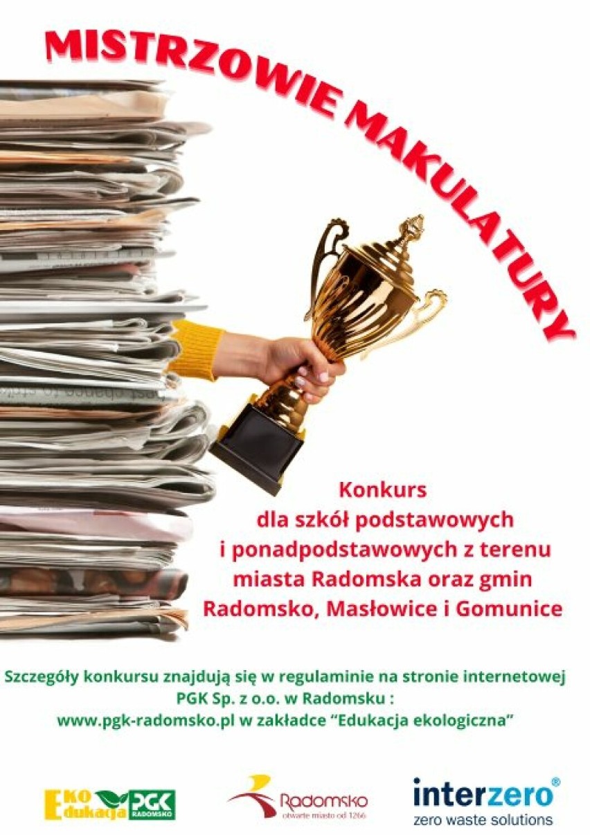 PGK w Radomsku organizuje konkursowe zbiórki elektrosprzętu i makulatury