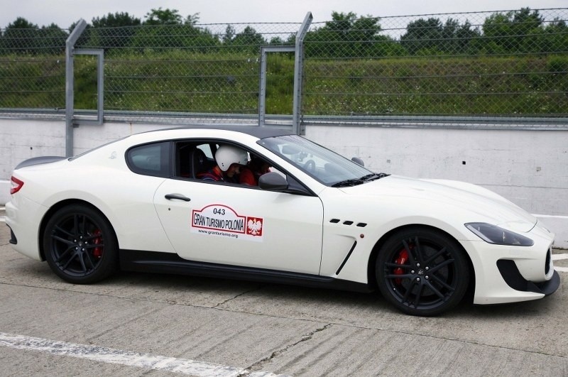 Siergiej Kriwiec w Maserati podczas Gran Turismo Polonia.