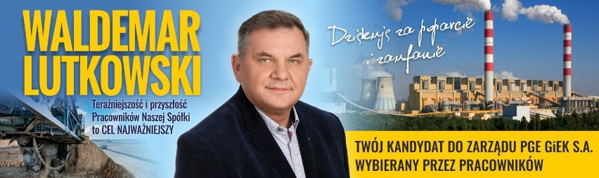 Waldemar Lutkowski zasiądzie w zarządzie PGE GIEK. Związkowiec wygrał wybory na przedstawiciela załogi
