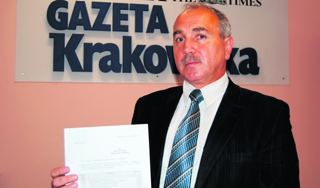 Stanisław Bigaj ze świeżym pismem od rzecznika praw obywatelskich przyszedł do redakcji