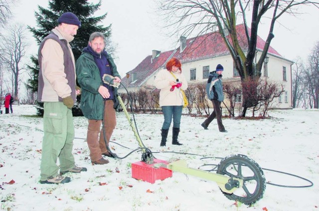 Badania georadarowe przeprowadzono w styczniu