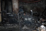 Pożar w Korczynie. Spłonił zakład produkujący znicze [zdjęcie]