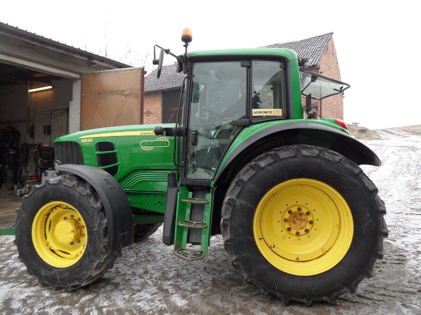 Ciągnik John Deere, który Marek Minkus pojedzie w wyprawe...