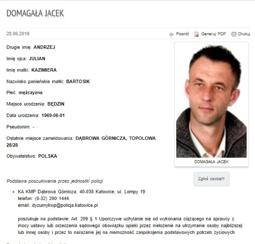 To są poszukiwani alimenciarze z woj. śląskiego. Czy widziałeś ich? Możesz pomóc policji