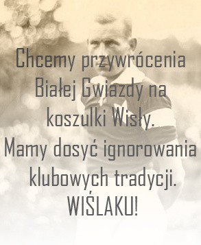 Tak witają fani Wisły Kraków na swoim fan page'u na portalu Facebook