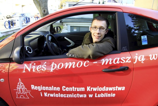 Sebastian Klekotka wygrał konkurs zorganizowany przez Regionalne Centrum Krwiodawstwa i Krwiolecznictwa w Lublinie
