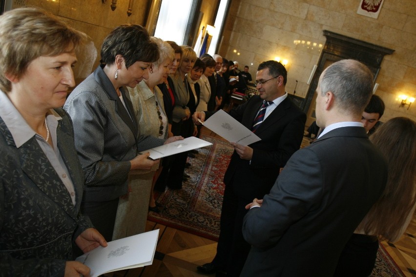 Nauczyciele z woj. śląskiego nagrodzeni w Katowicach [ZDJĘCIA]