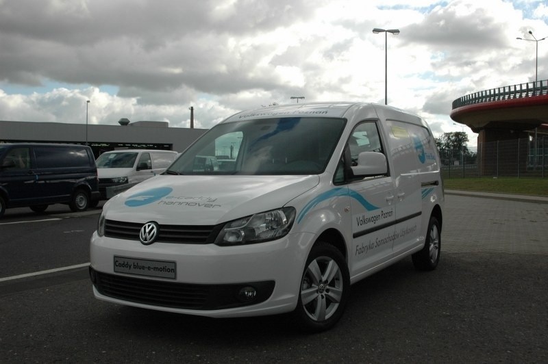 Elektryczny VW Caddy.