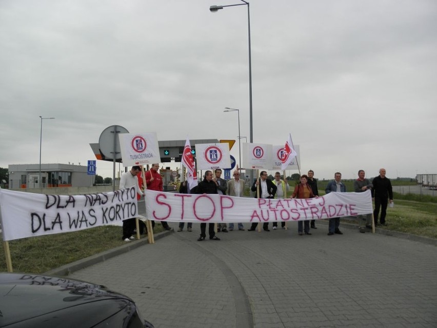 Dla nas myto, dla was koryto - protest na A4 (ZDJĘCIA)