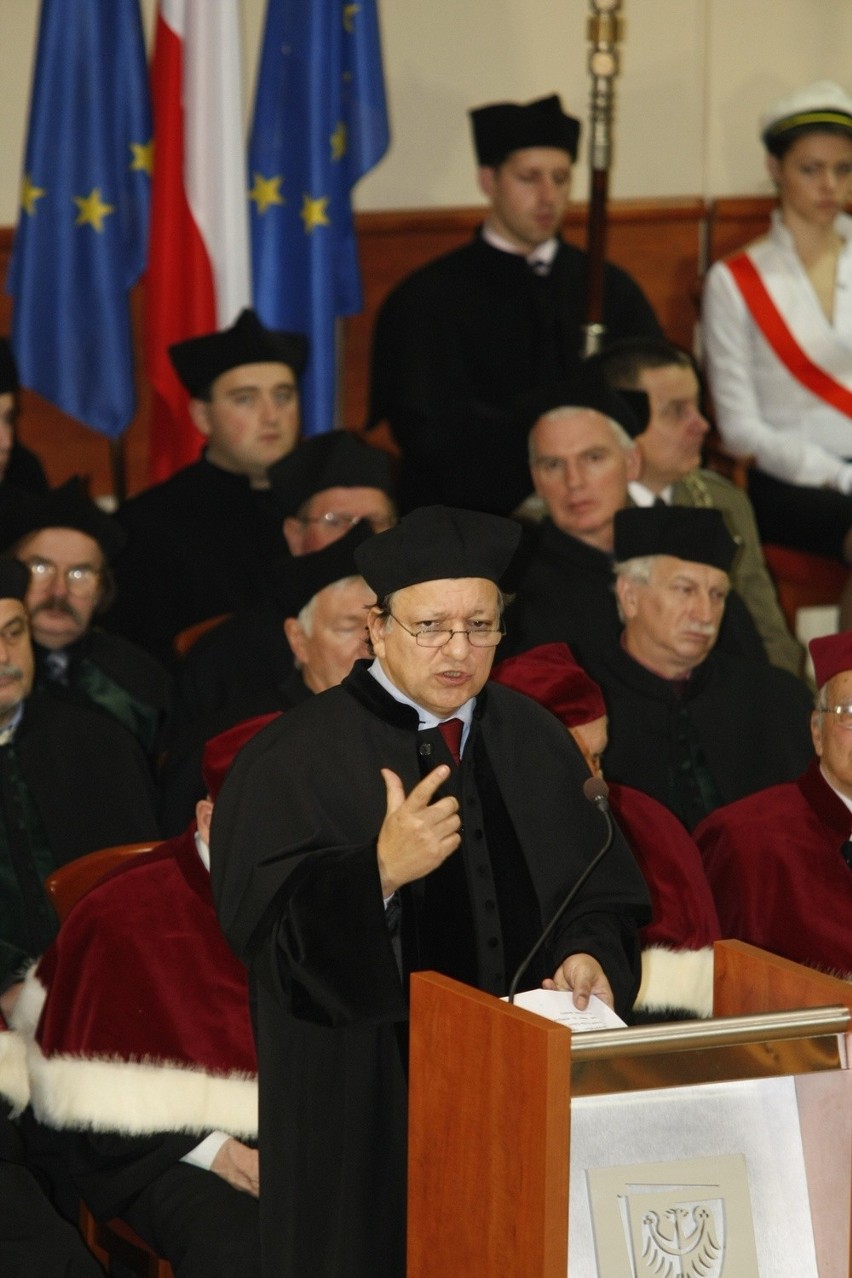 Do Wrocławia przyleciał José Manuel Barroso (ZDJĘCIA)