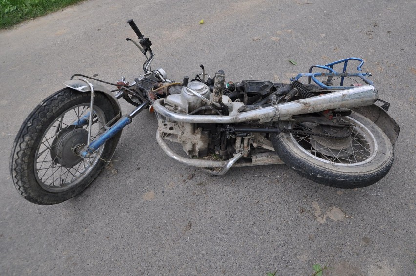 Gózówka-Kolonia: Wypadek motocyklisty. 35-latek jest w...
