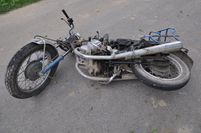 Gózówka-Kolonia: Wypadek motocyklisty. 35-latek jest w ciężkim stanie