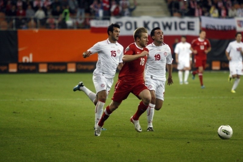 Piłka nożna: Polska pokonała Gruzję 1:0 (ZDJĘCIA)