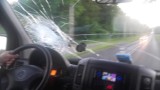 Kibole zaatakowali autokar piłkarzy po meczu w Radominie! [zdjęcia]