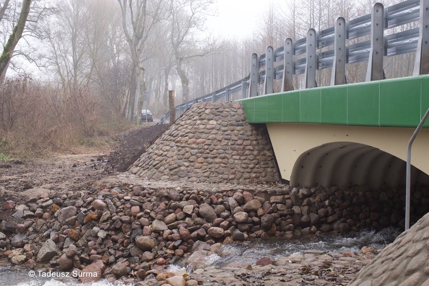 Gmina Dolice. Wczoraj otworzyli nowy most w Warszynie, nad Strzelicą - fotoreportaż Tadeusza Surmy