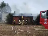 Pożar w Rossoszycy w gminie Warta. Straty sięgają 50 tys. zł ZDJĘCIA       