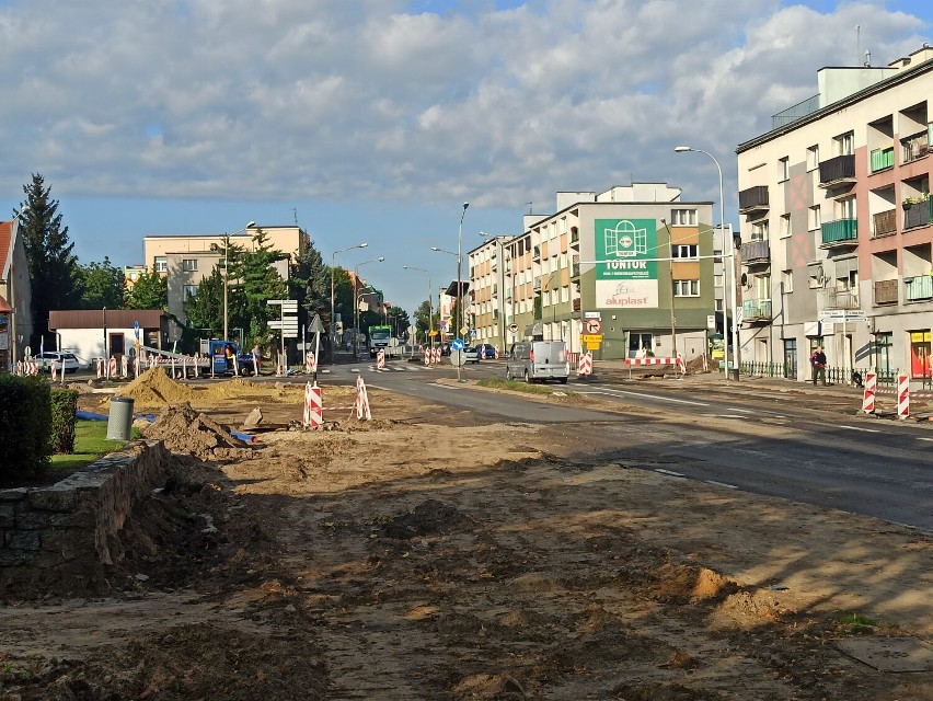 Skrzyżowanie ulic Nowy Świat - Ułańska - Legionów w Kaliszu