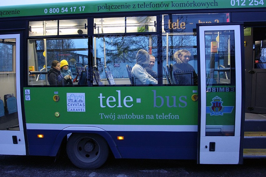 Krakowski tele-bus przyjedzie także wczesnym rankiem