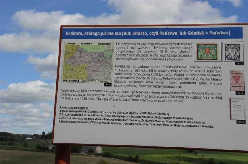 Ciekawe miesjce w Połęczynie - dawna granica Wolnego Miasta Gdańska i Polski