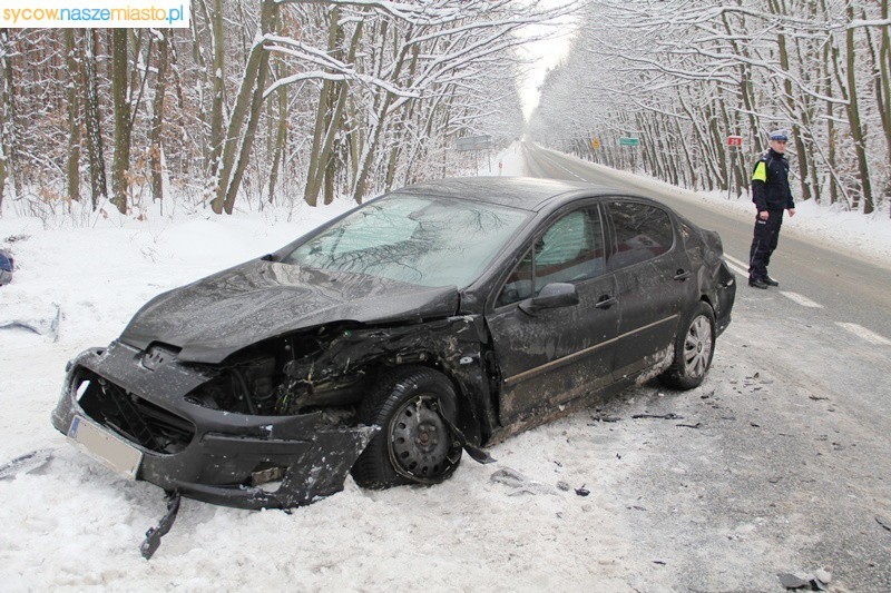 Wypadek drogowy w Dziesławicach