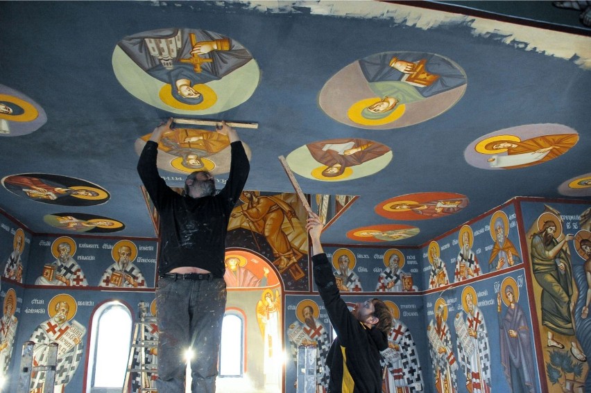 Białystok: Cerkiew św. Jana Teologa ma nowe freski (zdjęcia)