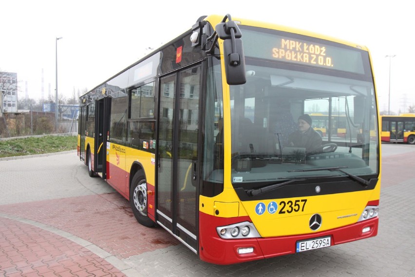 Nowe autobusy MPK Łódź - mercedesy conecto