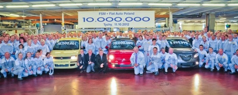 10-mln samochód zjechał z linii tyskiej fabryki Fiat Auto Poland [ZDJĘCIA]