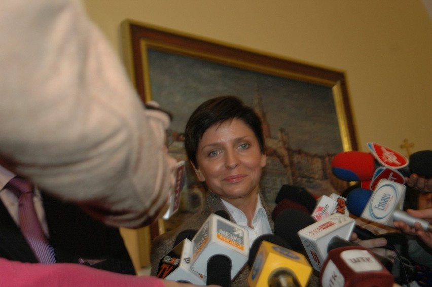Minister sportu Joanna Mucha oceniała w poniedziałek stan...