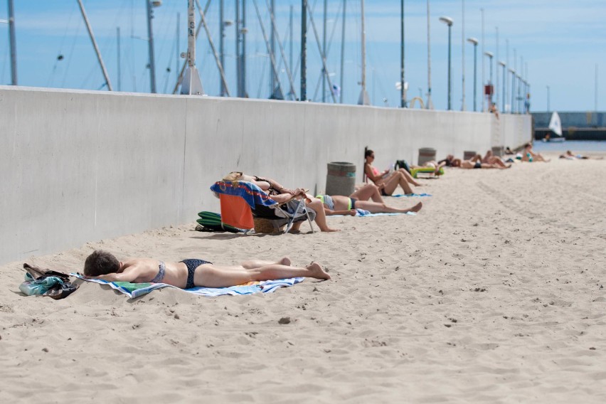 Plaża w Gdyni. Niezwykłe obrazki z weekendu nad morzem [zdjęcia]