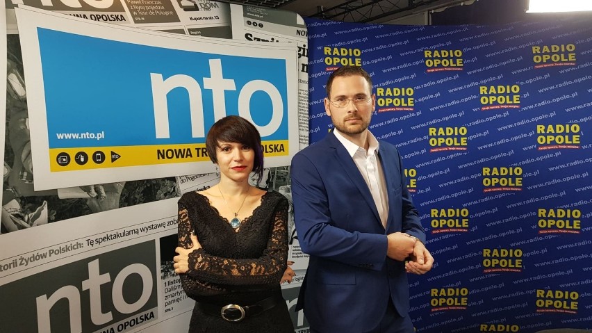 Mirela Mazurkiewicz i Radosław Dimitrow - dziennikarze NTO...
