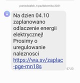 Dostałeś sms, by uregulować płatność za prąd? Uważaj, to może być oszustwo